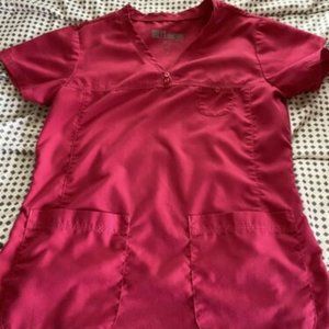 Grey’s Anatomy Pink Size Small V-Neck Scrub Top